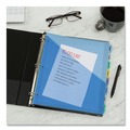 Office Jansan | Avery 16177 Write and Erase 11.13 in. x 9.25 in. 8-Tab 3-Hole Punched Durable Plastic Dividers with Slash Pocket - Assorted (1-Set) image number 1