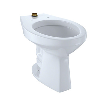 TOTO Elongated 1.0 GPF Floor-Mounted Toilet Bowl (Cotton White)