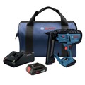 Crown Staplers | Bosch GTH18V-18MB12 18V Brushless Lithium-Ion 18-Gauge Cordless Narrow Crown Stapler Kit (2 Ah) image number 0