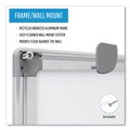 Office & Office Supplies | MasterVision MA2100790 96 in. x 48 in. Earth Silver Easy Clean Dry Erase Boards - White/Silver image number 8