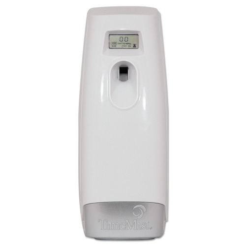 Odor Control | TimeMist 1048502 3.4 in. x 3.4 in. x 8.25 in. Plus Metered Aerosol Fragrance Dispenser - White image number 0