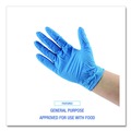 New Year New Savings! Save $25 off $150 | Boardwalk 395SBXA 5 mil Disposable Powder-Free Nitrile Gloves - Small, Blue (100/Box) image number 8