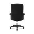 Office Desks & Workstations | HON HVL151.SB11 Metro Classic Series 48 in. x 30 in. x 29.5 in. Mahogany/Charcoal Right Pedestal Desk with HVL151 Executive High-Back Black Leather Chair Bundle image number 5