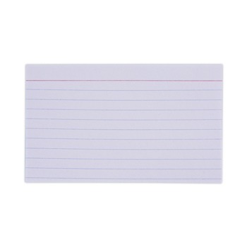 Universal UNV47210EE 3 in. x 5 in. Ruled Index Cards - White (100/Pack)