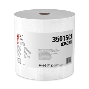 WypAll 13.4 in. x 9.8 in. Jumbo Roll X50 Cloths - White (1100/Roll)