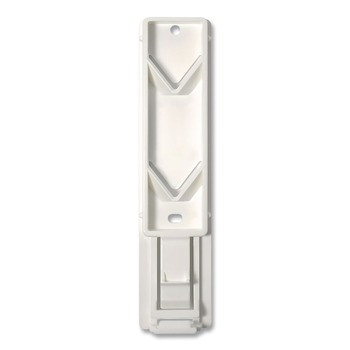Diversified Hospitality Solutions EcoLux 1.19 in. x 0.44 in. x 5.69 in. Single Air Dispenser Bracket - White (24/Carton)