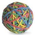 Office Jansan | ACCO A7072155 3.25 in. Diameter Assorted Gauges Rubber Band Ball - Size 34 Assorted Colors image number 3