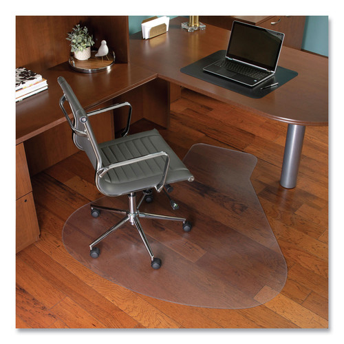 ES Robbins 132775 Everlite 66 in. x 60 in. Workstation Chair mat with Lip - Clear image number 0