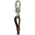 Safety Harnesses | Klein Tools KG5295-L 5.67 ft. Positioning Strap with 6-1/2 in. Snap Hook - Brown image number 3
