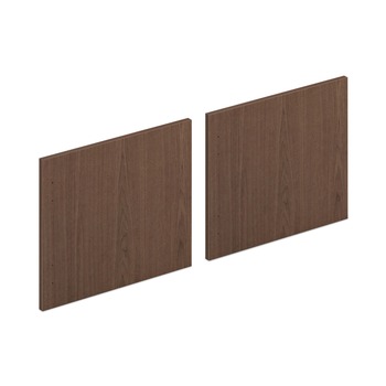 HON 17.86 in. x 14.82 in. Mod Laminate Doors for 72 in. Mod Desk Hutch - Sepia Walnut (2/Carton)