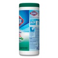 Disinfectants | Clorox 01593 1-Ply Disinfecting Wipes - Fresh Scent, White (35/Canister, 12 Canisters/Carton) image number 2