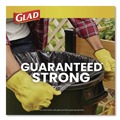 Cleaning & Janitorial Supplies | Glad 78966 Guaranteed Strong 30 in. x 33 in. 1.05 mil 30 Gallon Three-Ply Large Drawstring Trash Bags - Black (168/Carton) image number 6