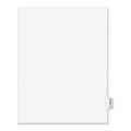  | Avery 01389 11 in. x 8.5 in. Legal Exhibit Letter S Side Tab Index Dividers - White (25-Piece/Pack) image number 0