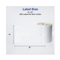 Office Jansan | Avery 04157 4 in. x 6 in. Multipurpose Thermal Labels - White (220/Roll, 4 Rolls/Box) image number 8