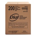 Hand Soaps | Dial Professional 98 2.5 oz. Unwrapped Antibacterial Deodorant Bar Soap - lean Fresh Scent (200/Carton) image number 1