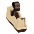 Office Jansan | Scotch C-25 3 in. Core Heavy-Duty Weighted Desktop Plastic Tape Dispenser - Putty/Brown image number 4