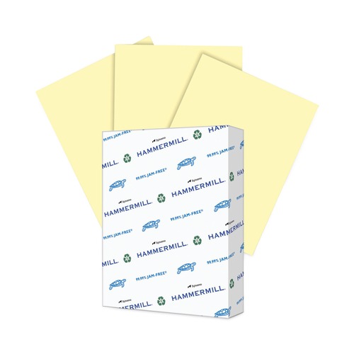 Office Jansan | Hammermill 10334-1 Colors 20 lbs. 8.5 in. x 11 in. Print Paper - Canary (500/Ream) image number 0