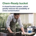 Office Jansan | Tork 192850 8.5 in. x 7 in. x 7 in. Chem-Ready Buckets - White (5/Carton) image number 5
