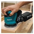 Orbital Sanders | Factory Reconditioned Makita XOB01-R 18V LXT Lithium-Ion 5 in. Cordless Random Orbit Sander Kit (3 Ah) image number 2