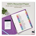 Office Jansan | Avery 11084 Ready Index 11 in. x 8.5 in. 31-Tab 1 to 31 Customizable Table of Contents Dividers with Multicolor Tabs - White (1-Set) image number 2