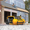 Portable Air Compressors | Factory Reconditioned Dewalt D55146R 1.6 HP 4.5 Gallon Oil-Free Portable Wheelbarrow Air Compressor image number 7