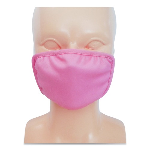 Masks | GN1 PE17338 Kids Fabric Face Mask - Pink (500/Carton) image number 0
