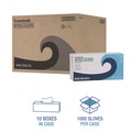 Disposable Gloves | Boardwalk 380LCTA 4 mil. Disposable General-Purpose Nitrile Gloves - Large, Blue (1000/Carton) image number 5