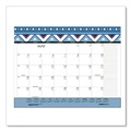 Calendars & Planners | House of Doolittle 149 22 in. x 17 in. 12-Month Jan-Dec 2026 Recycled Desk Pad Calendar - Geometric Artwork/White Sheets/Black Binding/Corners image number 2