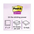 Notebooks & Pads | Post-it Notes Super Sticky 654-12SSAN 3 in. x 3 in. Pads in Playful Primary Collection Colors (12 Pads/Pack) image number 6