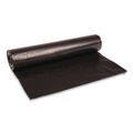 Trash Bags | Boardwalk BWK527 40 in. x 48 in. 45 gal. 1 mil Recycled Low-Density Polyethylene Can Liners - Black (100/Carton) image number 0