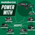 Metabo HPT Clearance | Metabo HPT W18DAQBM 18V MultiVolt Lithium-Ion Brushless Cordless Drywall Screw Gun Kit with Collated Screw Magazine (2 Ah) image number 12