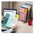 Office Jansan | Smead 85750 Poly Organized Up Slash Jackets - Letter, Clear/Trans Assortment (5/Pack) image number 4
