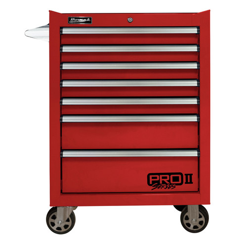 Save 10% off Homak Products | Homak RD04027702 27 in. Pro 2 7-Drawer Roller Cabinet (Red) image number 0