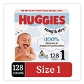 Cleaning & Janitorial Supplies | Huggies 56432 Snug and Dry 8 lbs. to 14 lbs. Diapers - Size 1 (128/Carton) image number 1