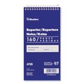 Office Jansan | Blueline AT8B 4 in. x 8 in. Medium/College Rule Reporters Note Pad - Blue Cover/80 White Sheets image number 0
