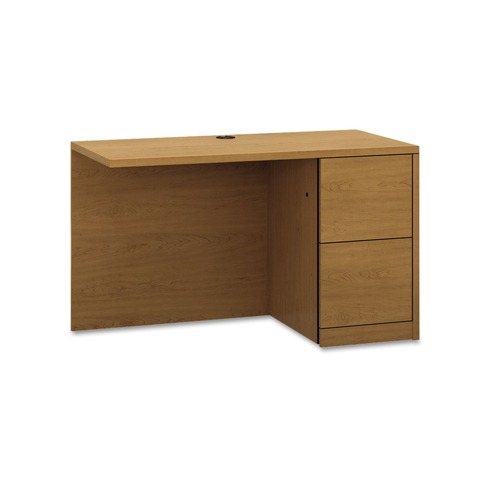 Office Desks & Workstations | HON H105905R.CC 48 in. x 24 in. x 29.5 in. 10500 Series L Workstation Return with Full-Height Right Pedestal - Harvest image number 0