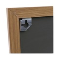 Office Jansan | Universal 43602-UNV 24 in. x 18 in. Cork Board with Oak Style Frame - Tan Surface image number 4