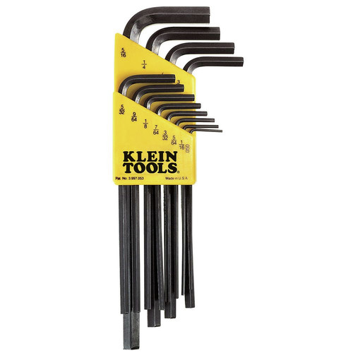Hand Tool Sets | Klein Tools LLK12 L-Style Hex Key Caddy Set (12-Piece) image number 0