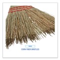 Brooms | Boardwalk BWK951TEA 39 in. Corn Fiber Bristles Lobby/Toy Broom - Red image number 3