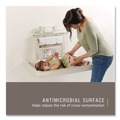 Labor Day Sale! Save $30 off $199! | Rubbermaid Commercial FG781888LPLAT 33.5 in. x 21.5 in. Sturdy Station 2 Baby Changing Table - Platinum image number 1