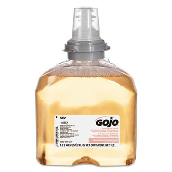 SKIN CARE AND HYGIENE | GOJO Industries 5362-02 1200ml Premium Foam Antibacterial Hand Wash - Fresh Fruit Scent (2/Carton)