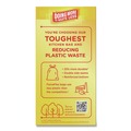 Cleaning & Janitorial Supplies | Glad 70320 ForceFlex MaxStrength 24 in. x 28 in. 13 Gallon Tall Kitchen Drawstring Trash Bags - Fresh Clean Scent/White (204/Carton) image number 3