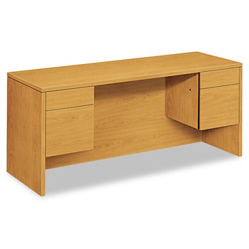 HON H10565.CC 10500 Series 60 in. x 24 in. x 29.5 in. 2 Box/1 File Credenza with Kneespace - Harvest