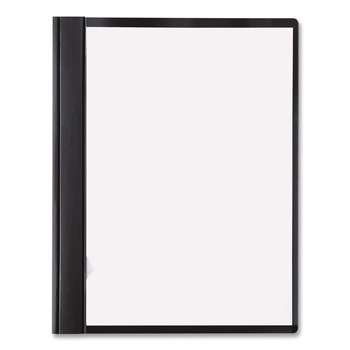 ACCO ACCOHIDE 8.5 in. x 11 in. 500 Sheets 3 in. Capacity Prong Fastener Report Cover - Frosted/Black