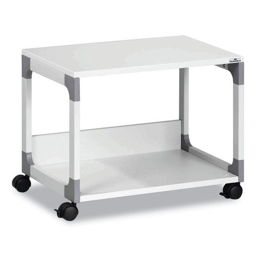 Utility Carts | Durable 371010 System 48 23.6 in. x 18.7 in. x 17 in. 2 Shelves Metal Multi-Function Trolley - Gray image number 0