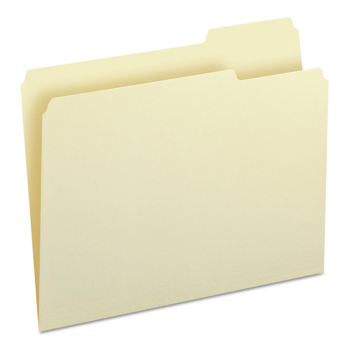 Office Jansan | Smead 10333 Interior File Folders with 1/3-Cut Right Tabs - Letter, Manila (100/Box) image number 0