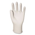 Disposable Gloves | Boardwalk BWK315MBX 4 mil Powder-Free Synthetic Vinyl Gloves - Medium, Beige (100/Box) image number 1