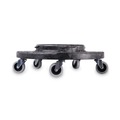 Made in USA | Boardwalk 3485200 Refuse Container 18.25 in. Utility Dolly with 300 lbs. Capacity - Gray image number 1