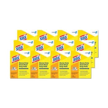 S.O.S. 88320 Steel Wool Soap Pads (15-Piece/Box 12-Box/Carton)