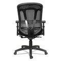  | Alera ALEEN4217 Eon Series Mid-Back Cushioned Multifunction Mesh Chair - Black image number 3